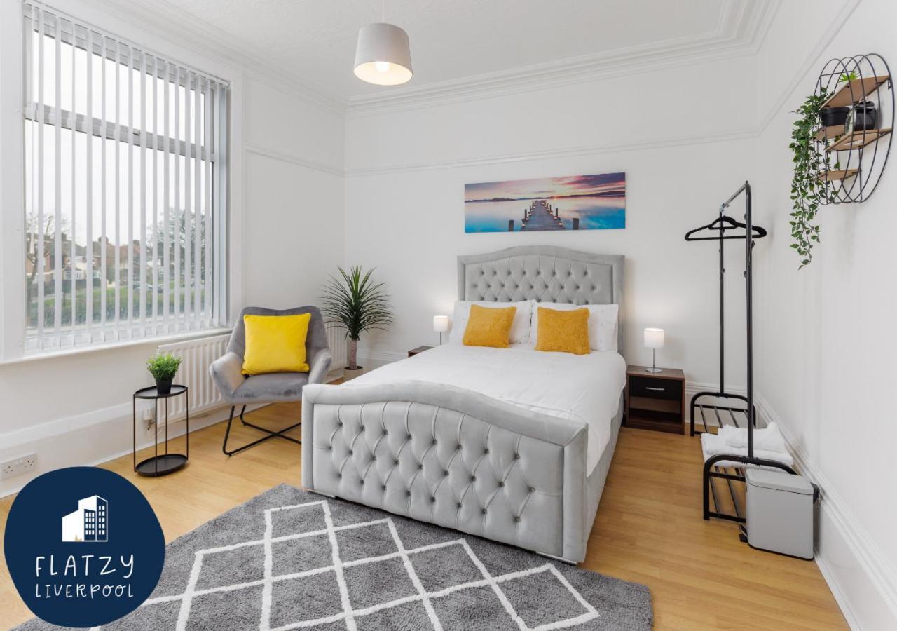 Flatzy - 6 Bed Oasis Close To Football Stadiums 利物浦 外观 照片