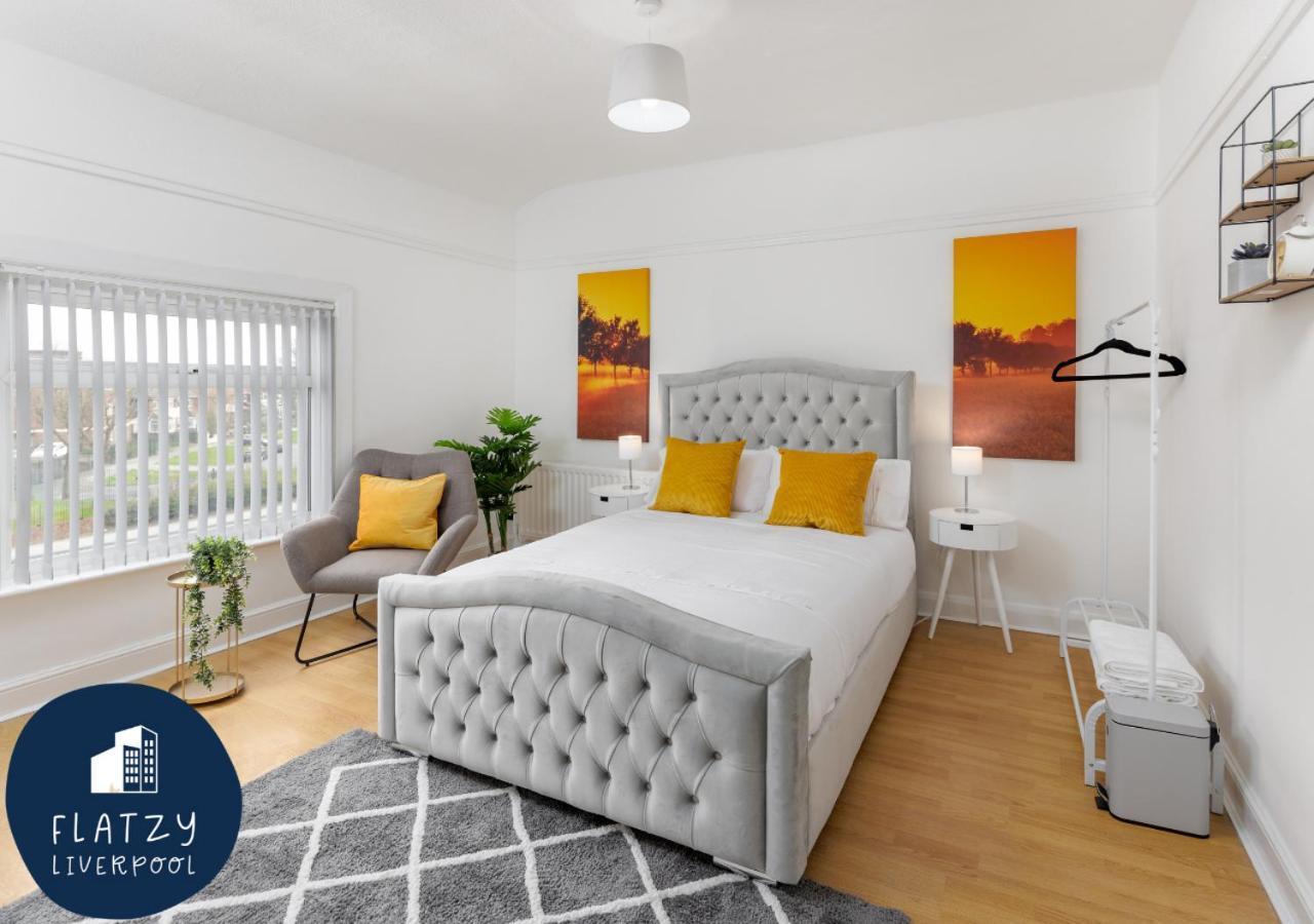 Flatzy - 6 Bed Oasis Close To Football Stadiums 利物浦 外观 照片