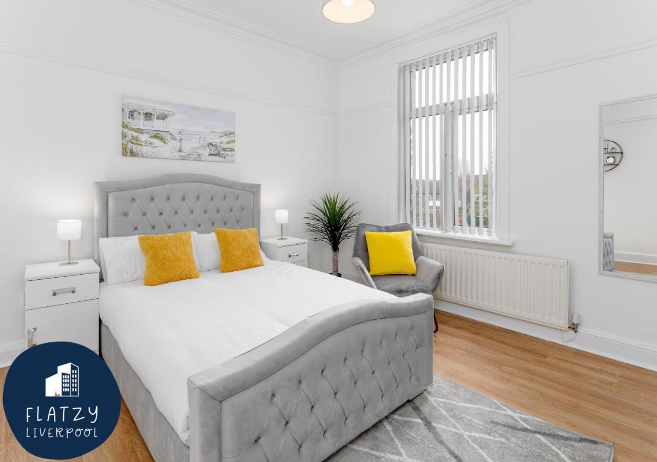 Flatzy - 6 Bed Oasis Close To Football Stadiums 利物浦 外观 照片
