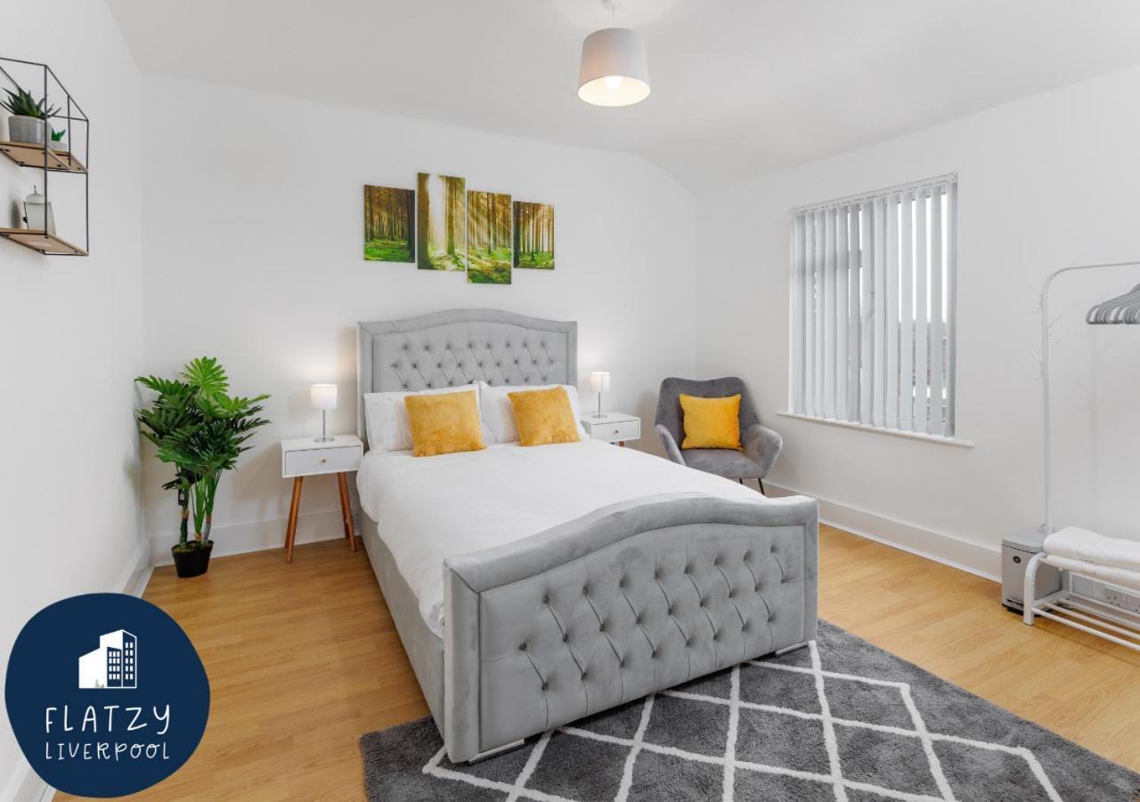 Flatzy - 6 Bed Oasis Close To Football Stadiums 利物浦 外观 照片